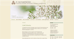 Desktop Screenshot of dr-becherer.de