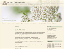 Tablet Screenshot of dr-becherer.de